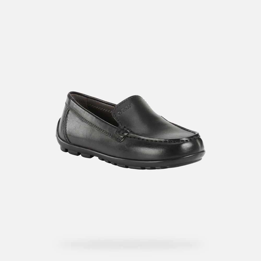 Geox Erkek Çocuk Loafers Siyah - New Fast - TEQ-497635
